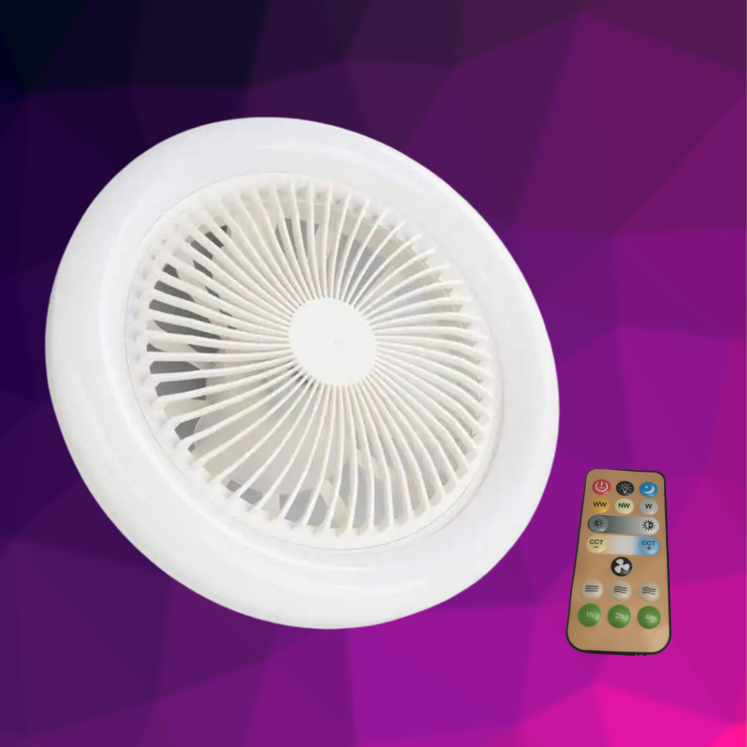 Люстра-вентилятор универсальный LED Multi-Function Fan Light в патрон с пультом (L23-KD1) - фото 2