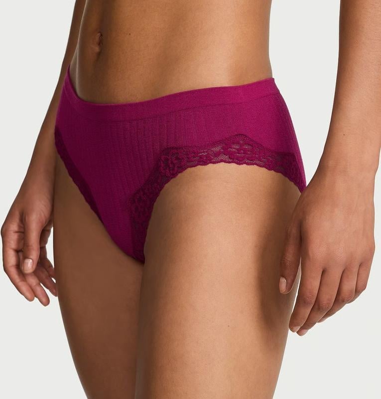 Трусики чики ребристые Victoria's Secret XXL Красный (2701140837)