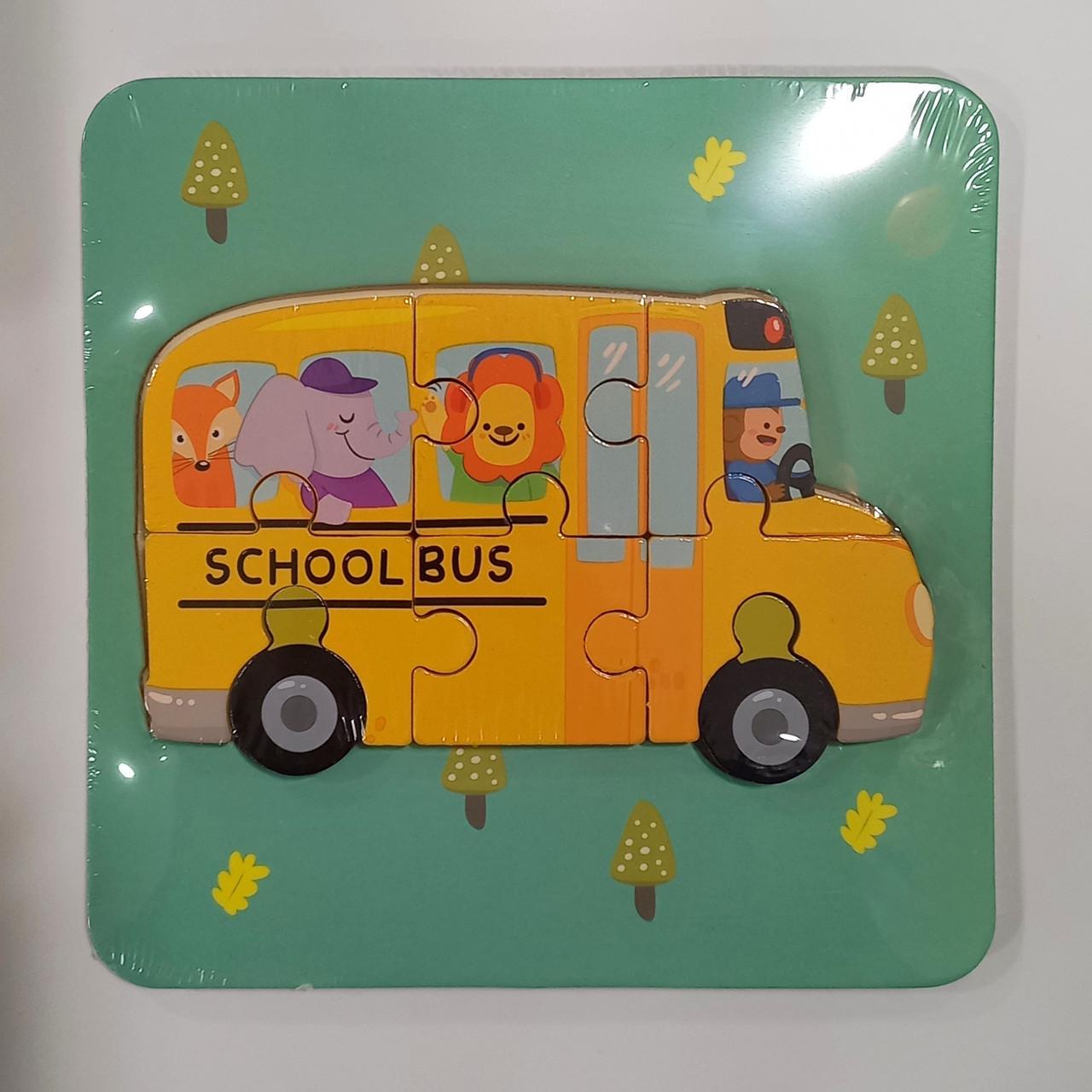 Пазл-вкладыш деревянная игра С 48702 Автобус Вид 8 (6900067487025) Пазл-вкладыш деревянная игра С 48702 Автобус Вид 8 (6900067487025)