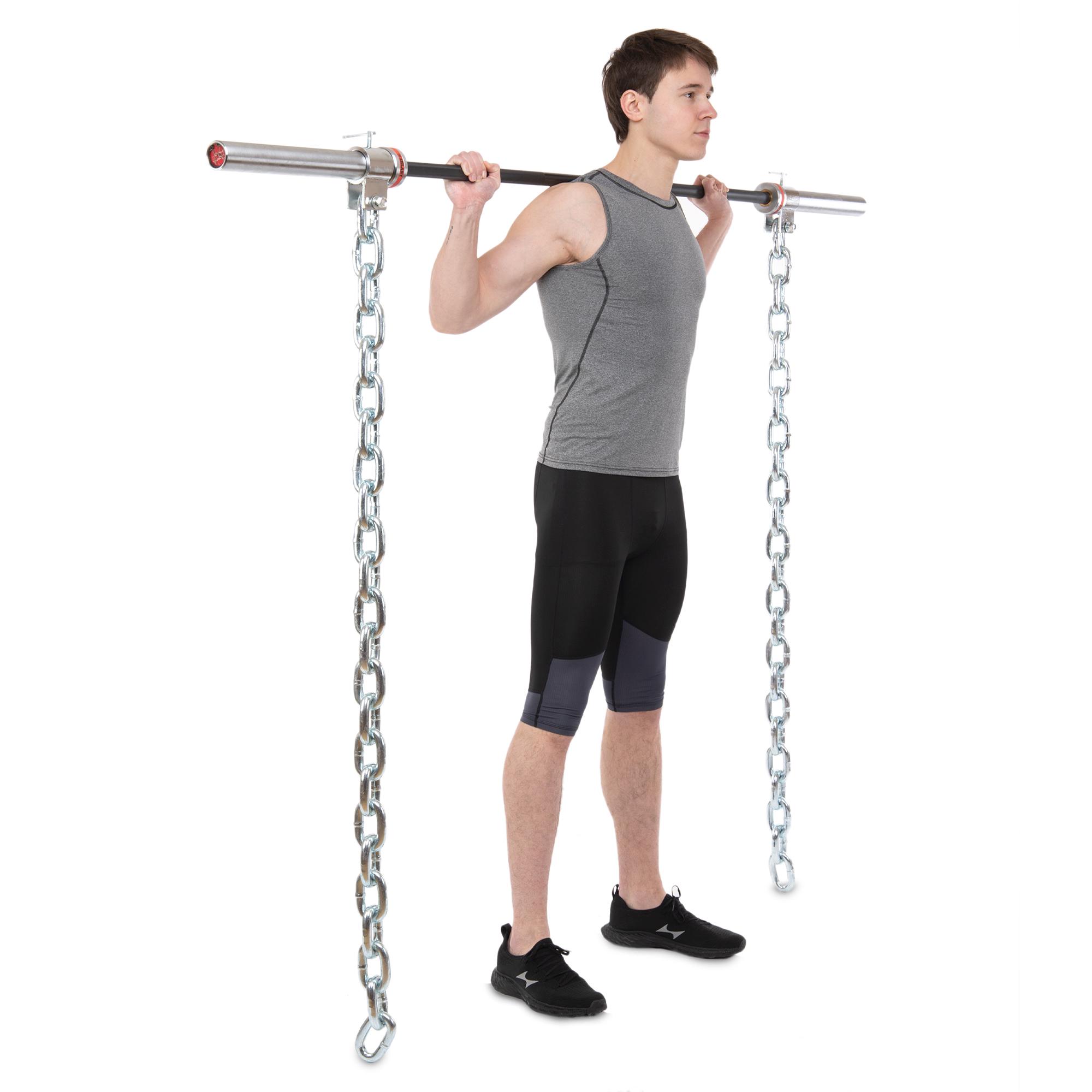 Ланцюг-обважнювач Zelart TA-7809-10 10 кг 8 м х 15,8 мм Хром (DR011668) - фото 9