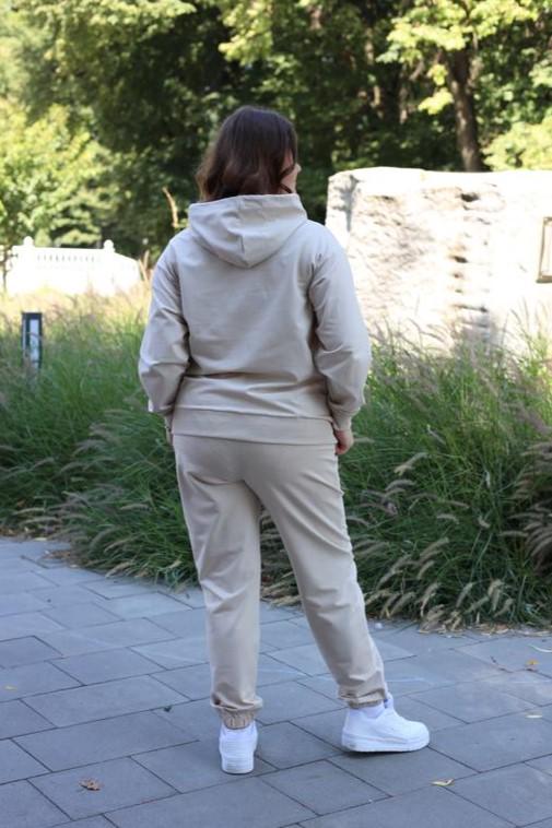 Женский прогулочный костюм Батал с худыми и джогерами M (М95.2) (371-1-61) - фото 2