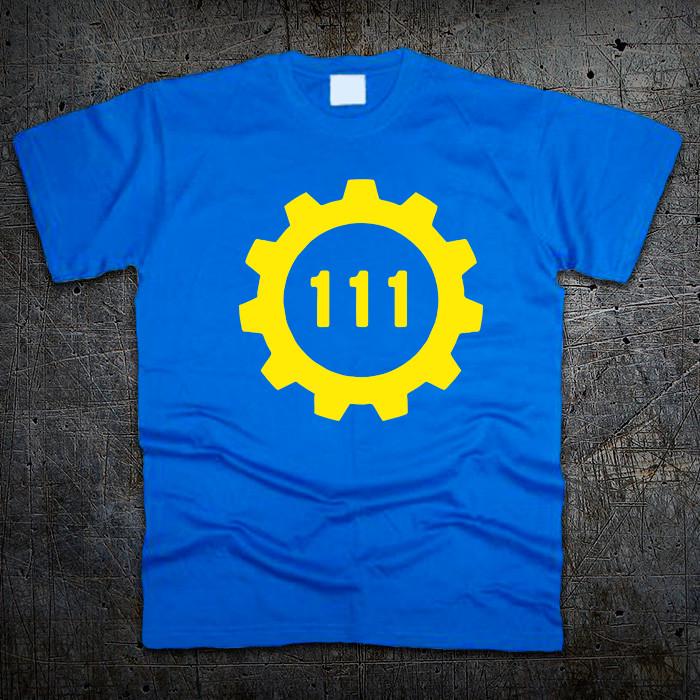 Футболка Fruit of the Loom Притулок 111 Fallout 4 S Синій (3191980)