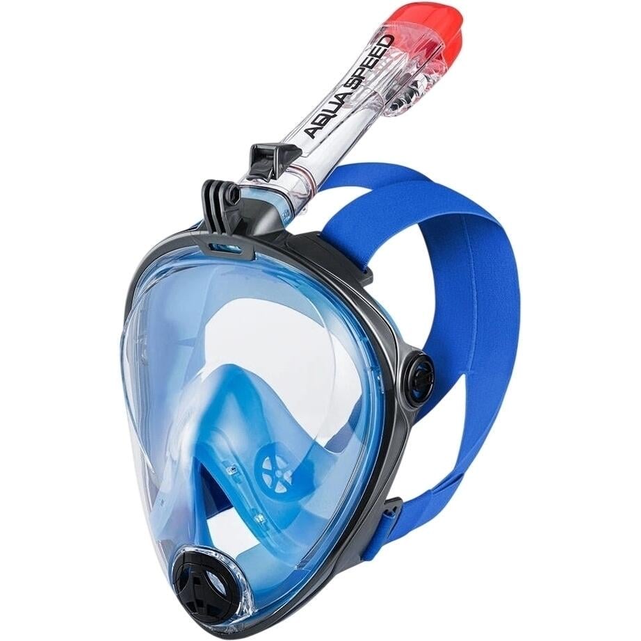 Маска для плавания полнолицевая Aqua Speed SPECTRA 2.0 S/M Сине-черный (247-01) Маска для плавания полнолицевая Aqua Speed SPECTRA 2.0 S/M Сине-черный (247-01)