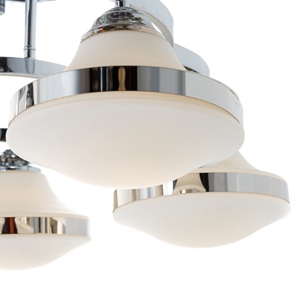 Люстра стельова Flora на 5 ламп Білий (MT001 / 5) - фото 2