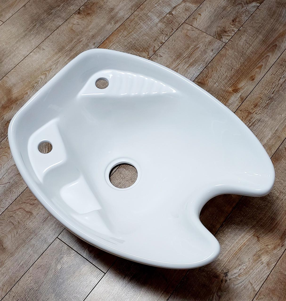 Раковина керамічна до перукарської мийки ДенІС professional 020 COSMO Білий (1453070561) - фото 2