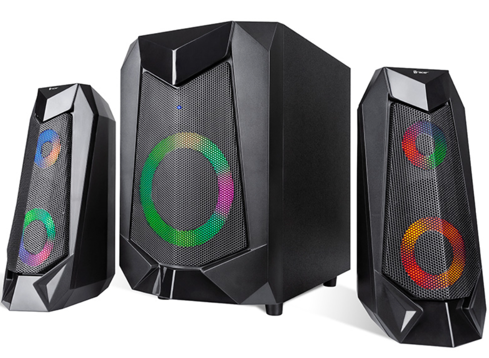 Музична система Tracer Hi-Cube RGB Flow BT 20W 2,1 237х240х149 мм з підсвічуванням 10 Вт (TRAGLO46497)