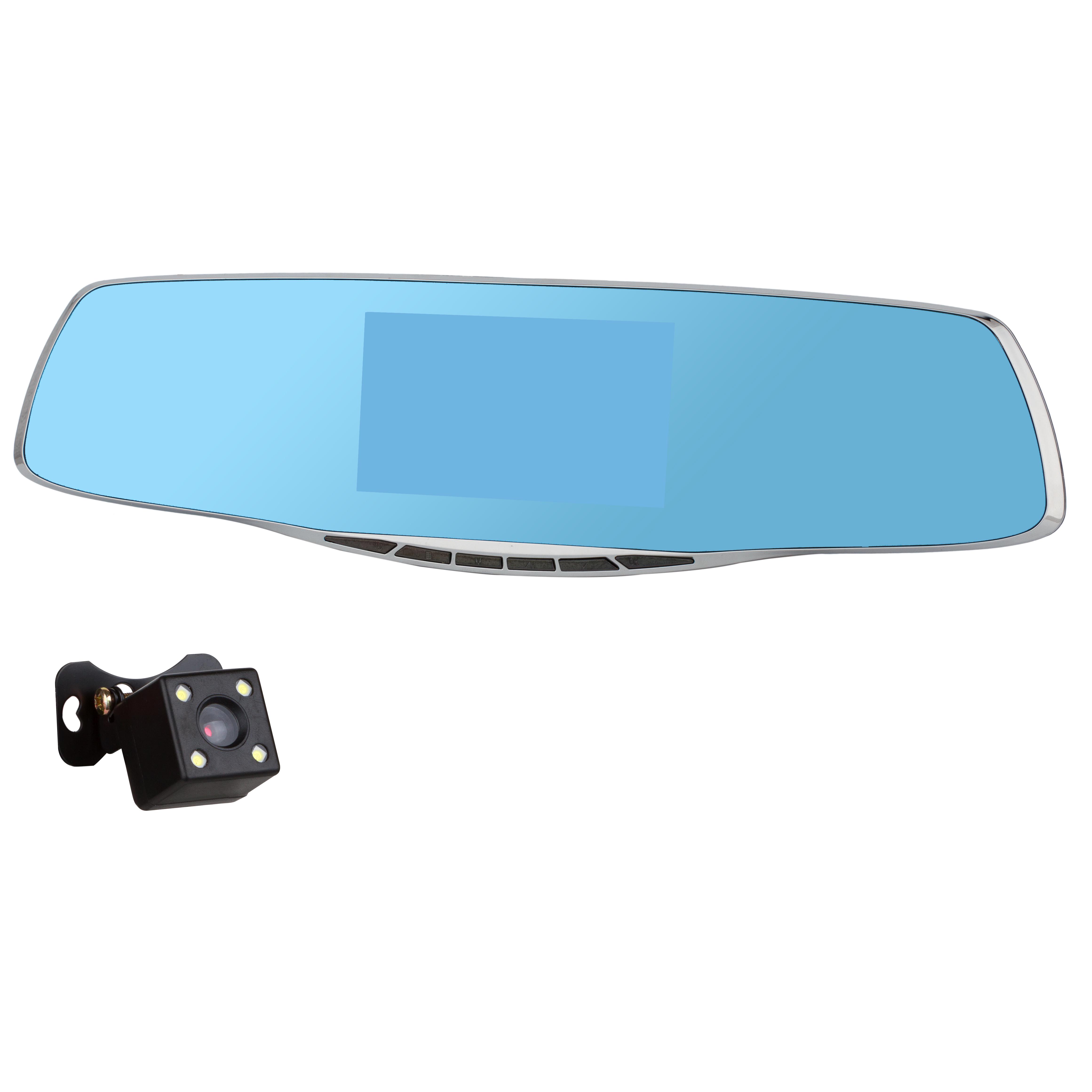 Видеорегистратор Discovery LEX111 MRR 4.3 Full HD TWO CAM steel (LEX111TCstl)