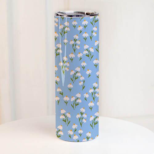Термос Presentville с принтом Ромашки 650 мл (TER_24A071)