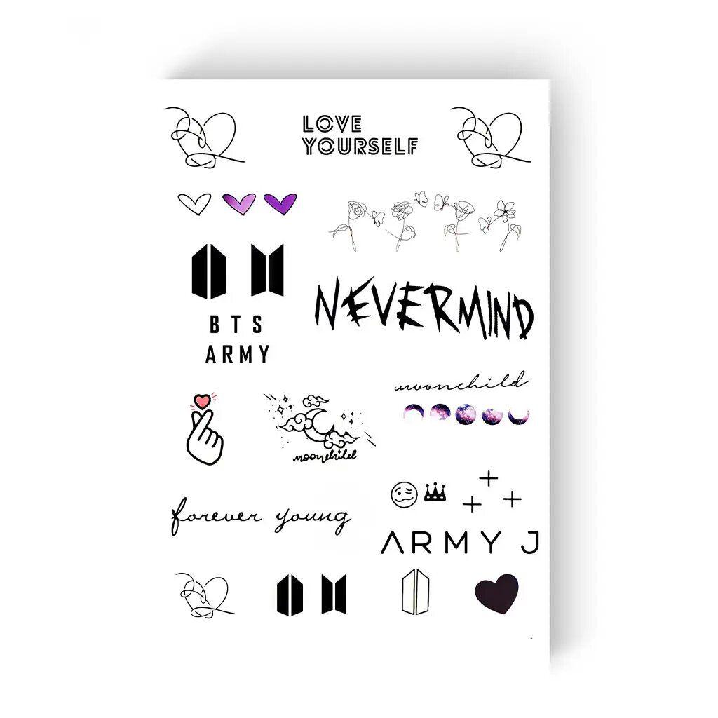 Дитячі тату BTS (229869)