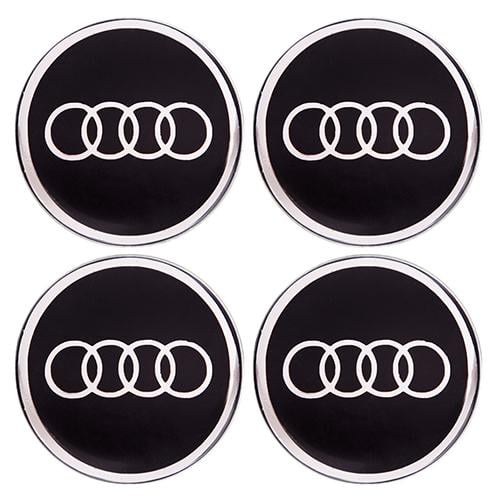 Эмблема для заглушки колесного диска AUDI D55 4 шт. силиконовая