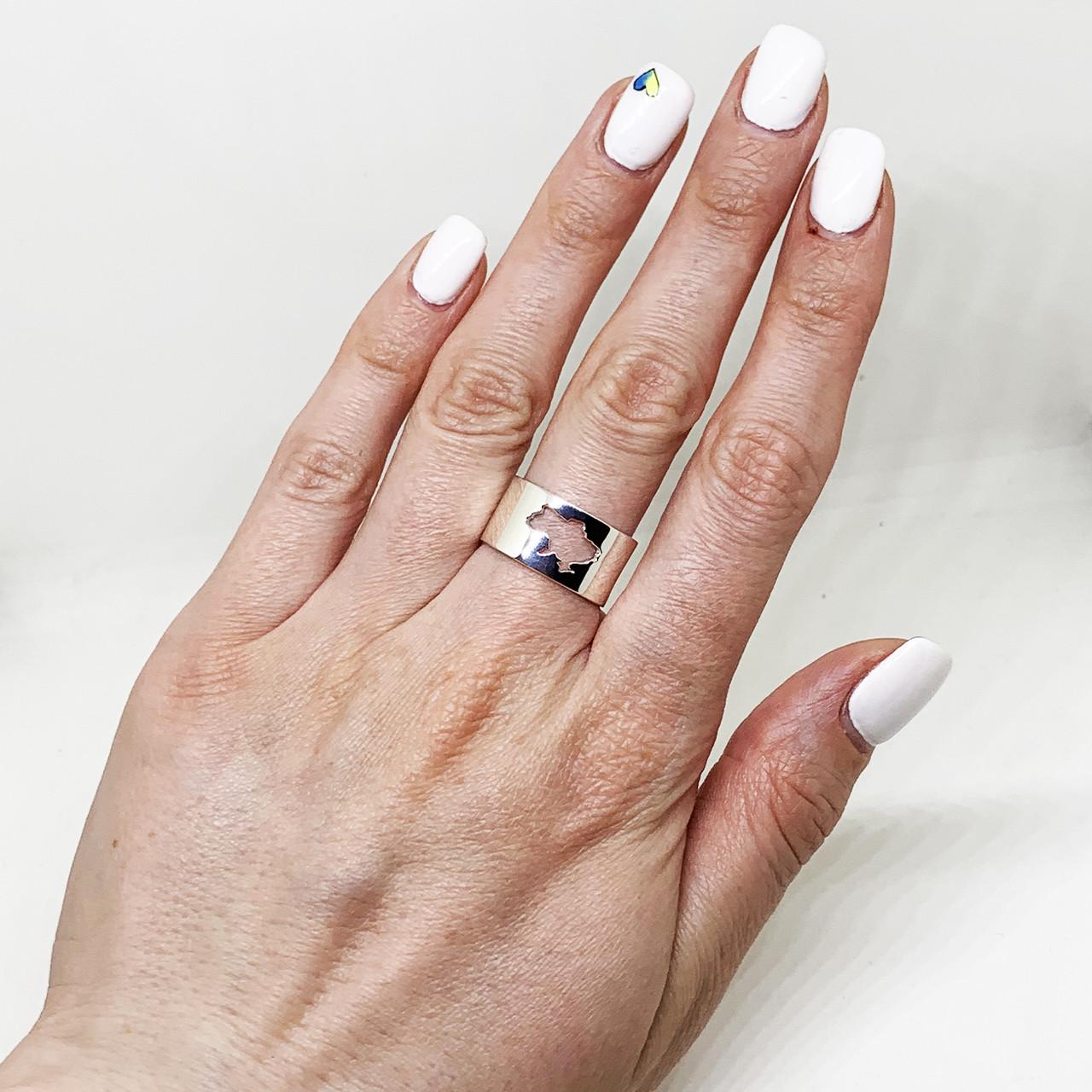 Кольцо серебряное Украина р. 17 4,21 г (1667341836) Кольцо серебряное Украина р. 17 4,21 г (1667341836)