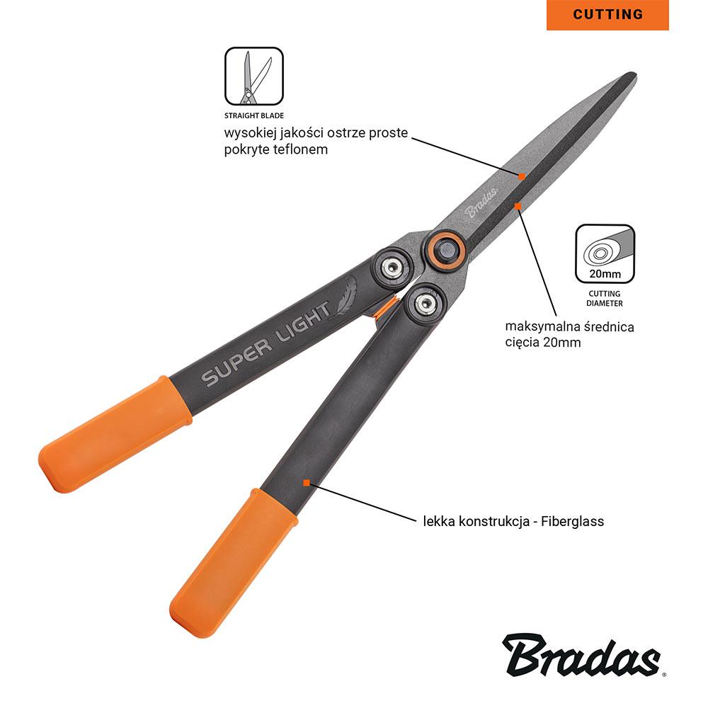 Ножиці для кущівV-Series із прямими лезами 20 см (KT-V1160) - фото 3