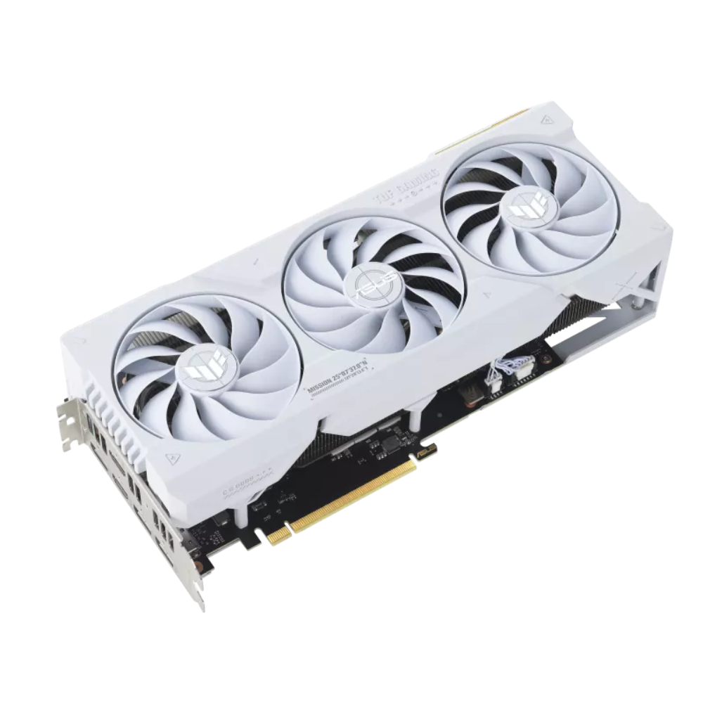 Видеокарта Asus TUF-RTX4070TIS-O16G-WHITE-GAMING 16 Гб GDDR6X 21000 МГц - фото 5 Видеокарта Asus TUF-RTX4070TIS-O16G-WHITE-GAMING 16 Гб GDDR6X 21000 МГц - фото 5