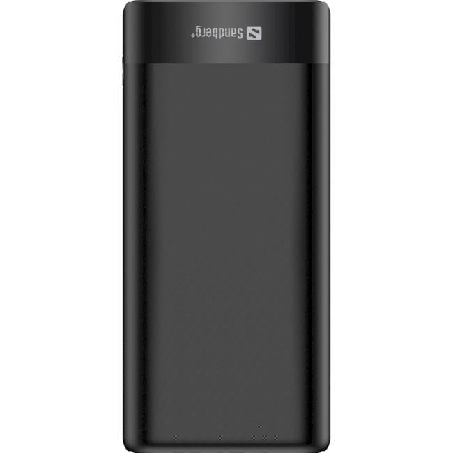 Повербанк Sandberg PD65W+2xQC3.0 20000 мАч Черный (605749)