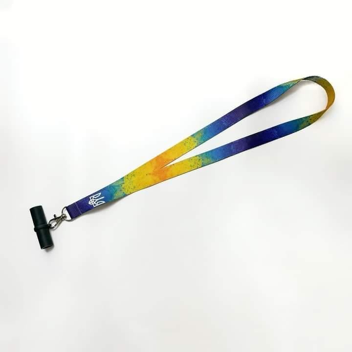 Мундштук персональный Флаг Украины силиконовый (2235188979)