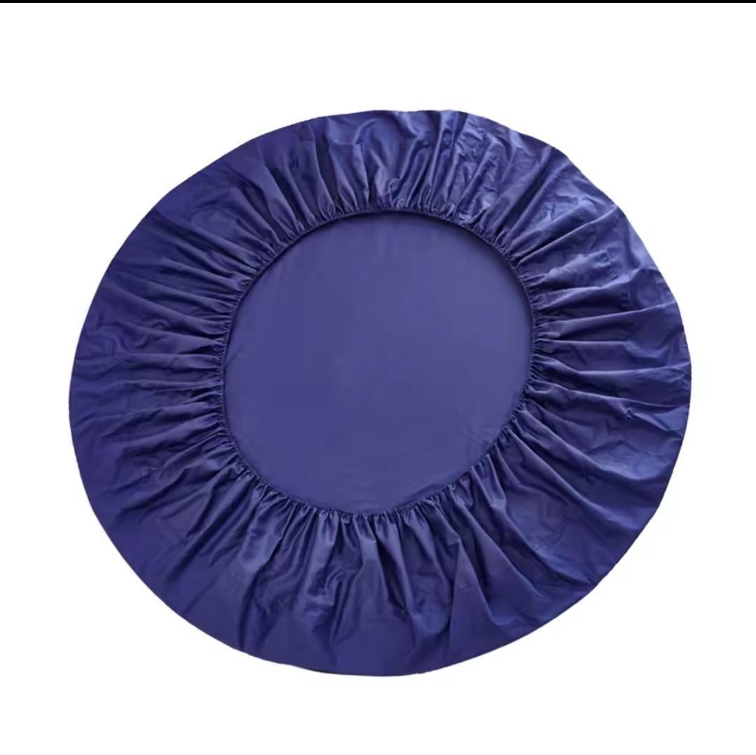 Простынь на резинке круглая Текстилія сатин премиум d 210 см Синий (02030823) - фото 2 Простынь на резинке круглая Текстилія сатин премиум d 210 см Синий (02030823) - фото 2