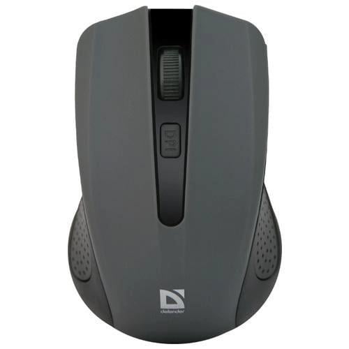Мышка Defender Accura MM-935 беспроводная 4кн до 1600dpi 2хAAA Black/Grey