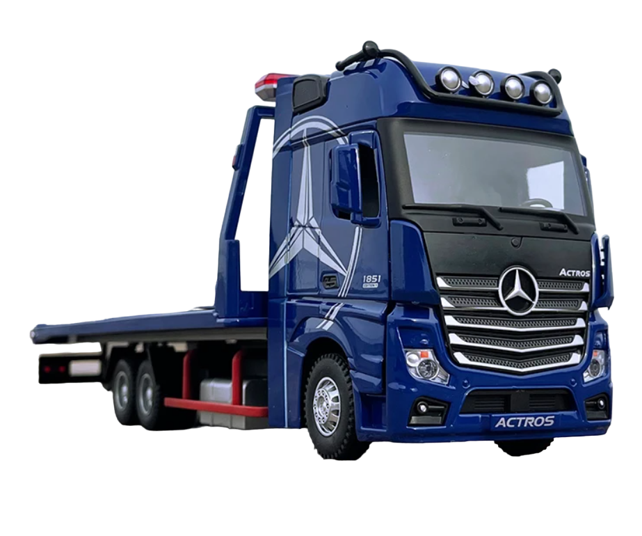 Машинка металлическая автомобиля эвакуатор Mercedes Benz Actros