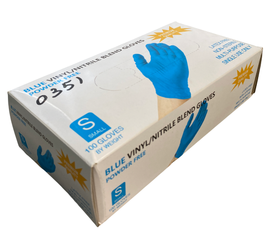 Перчатки нитрил/винил S 100 шт. (6-040220)