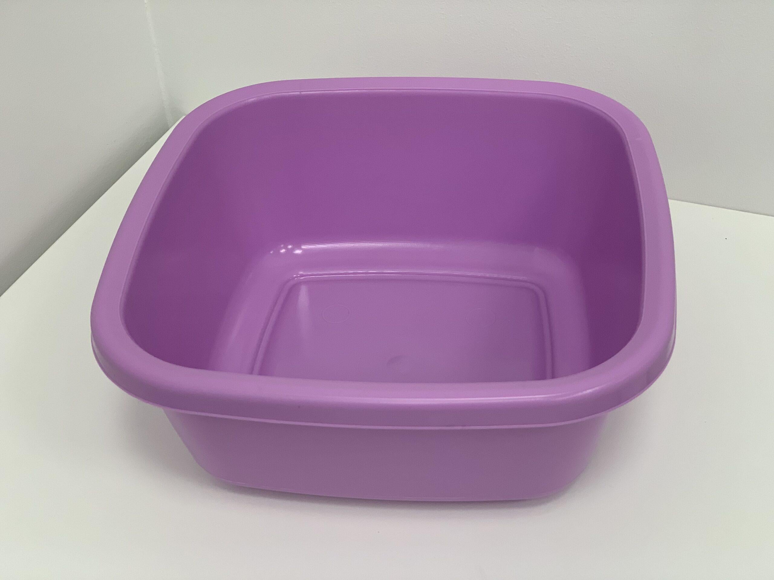 Таз хозяйственный квадратный 7 л Фиолетовый