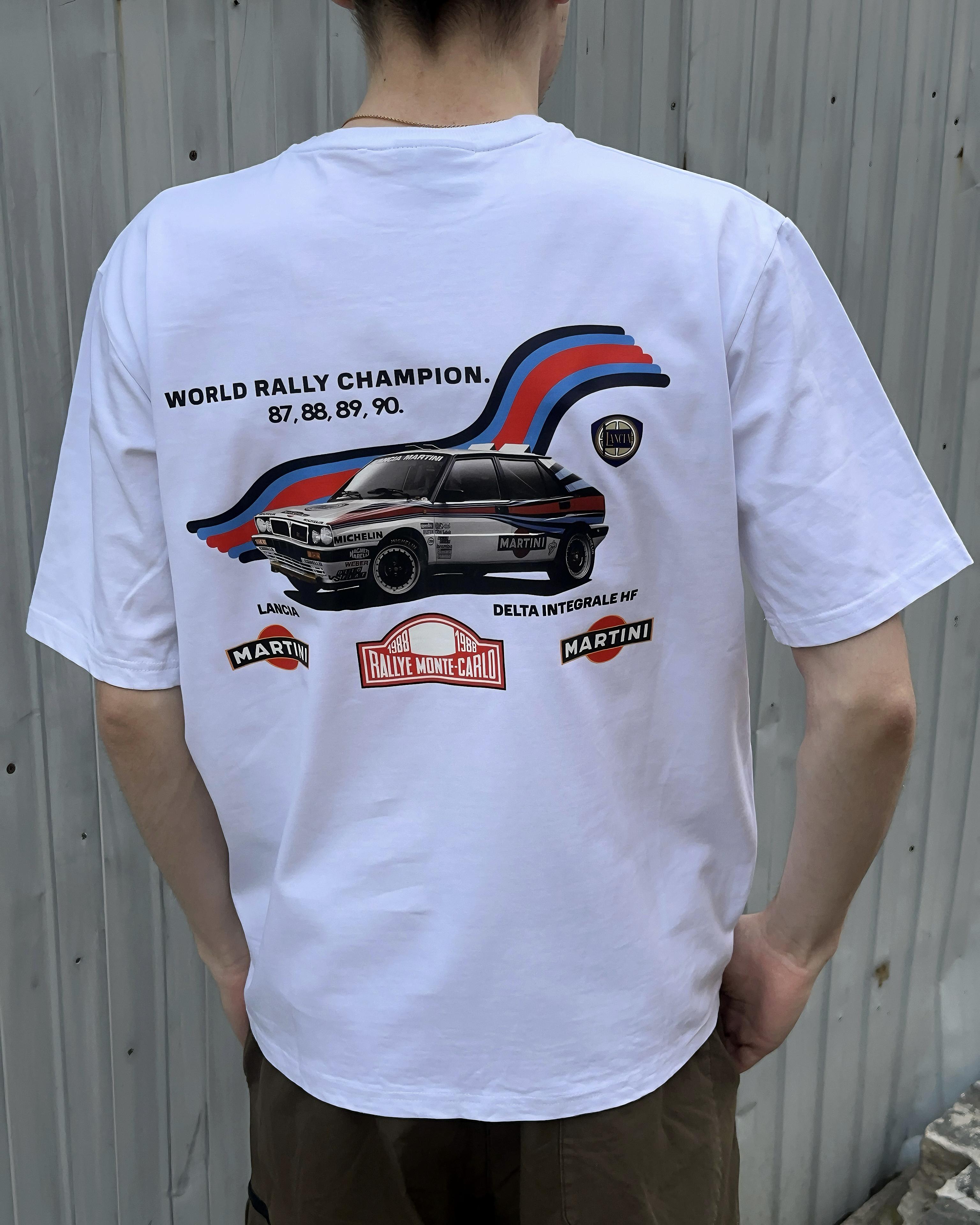 Футболка MEAN LTD Lancia Delta Integrale S Белый (MLD0017001)