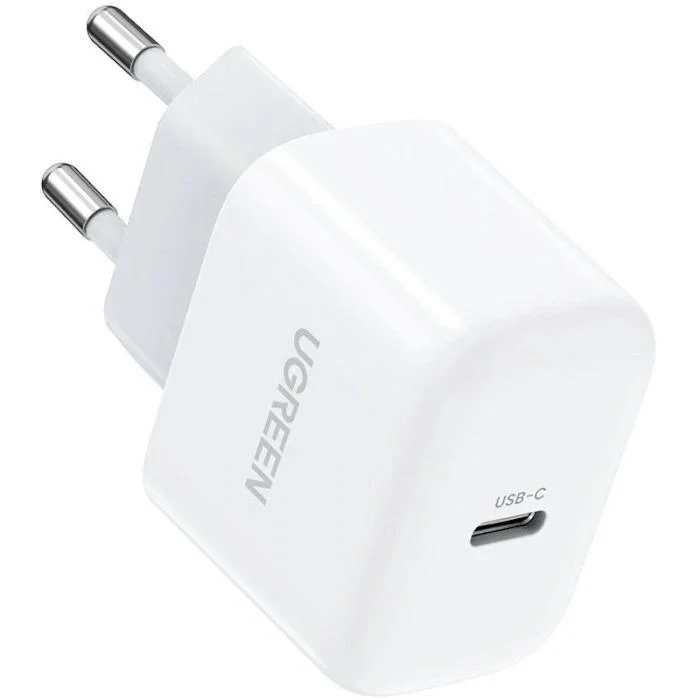 Зарядное устройство UGREEN CD241 Mini Fast Charger USB Type-C PD 20W White (10220) - фото 2 Зарядное устройство UGREEN CD241 Mini Fast Charger USB Type-C PD 20W White (10220) - фото 2