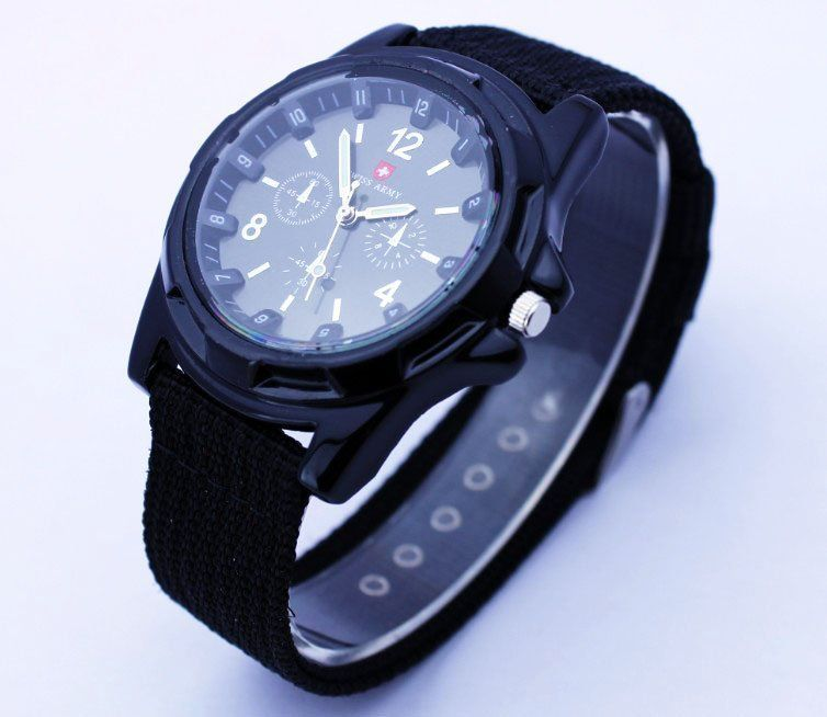 Рюкзак міський SwissGear-Black з чохлом від дощу та годинником SwissArmy (d0391db3) - фото 3