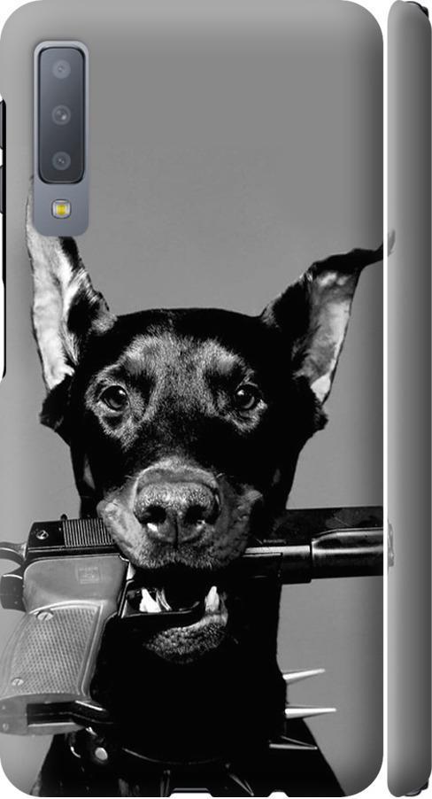 Чехол на Samsung Galaxy A7 (2018) A750F Доберман (2745m-1582-42517)
