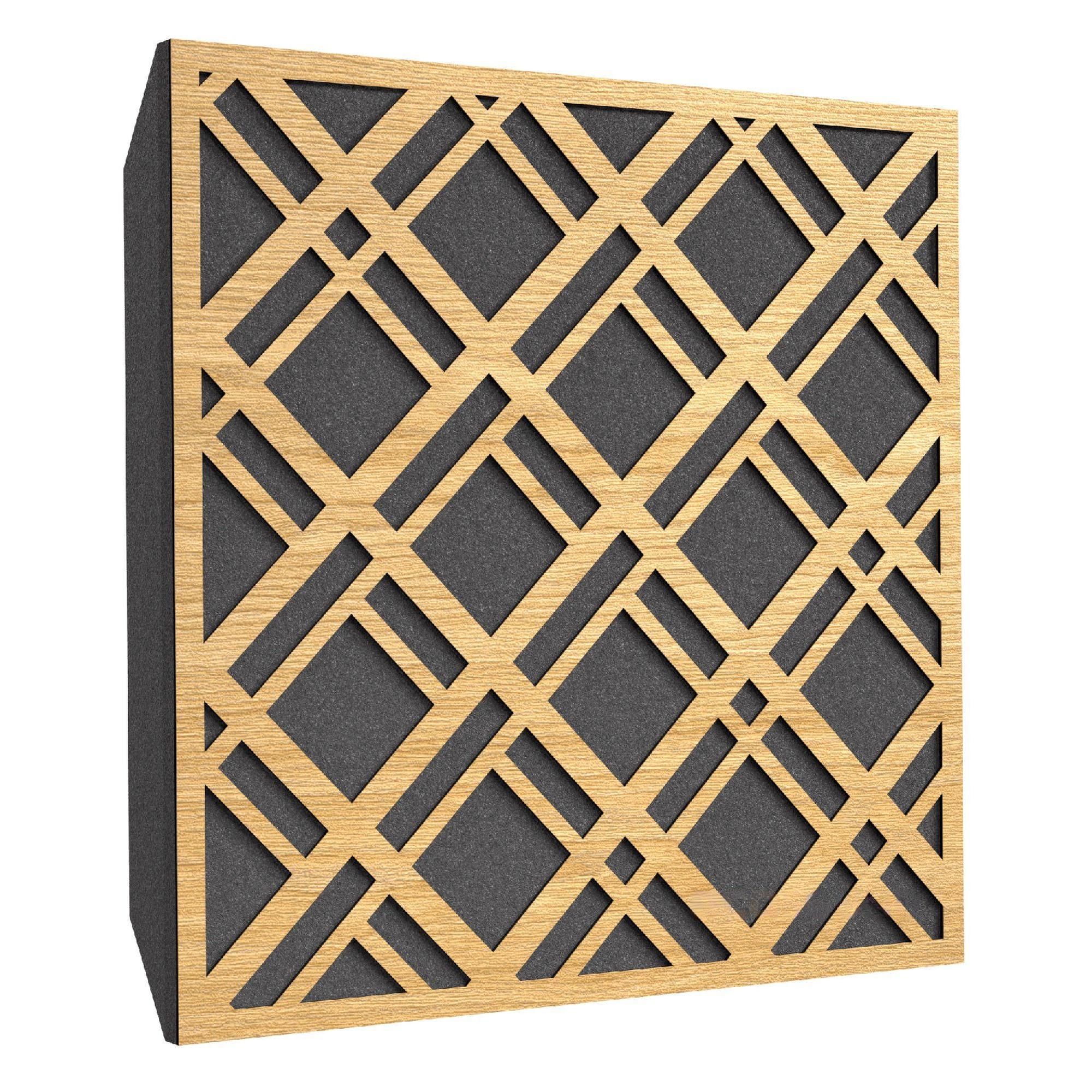 Акустична панель Ecosound Grille Sherwood-Oak 50х50 см 73 мм світлий дуб (1229)