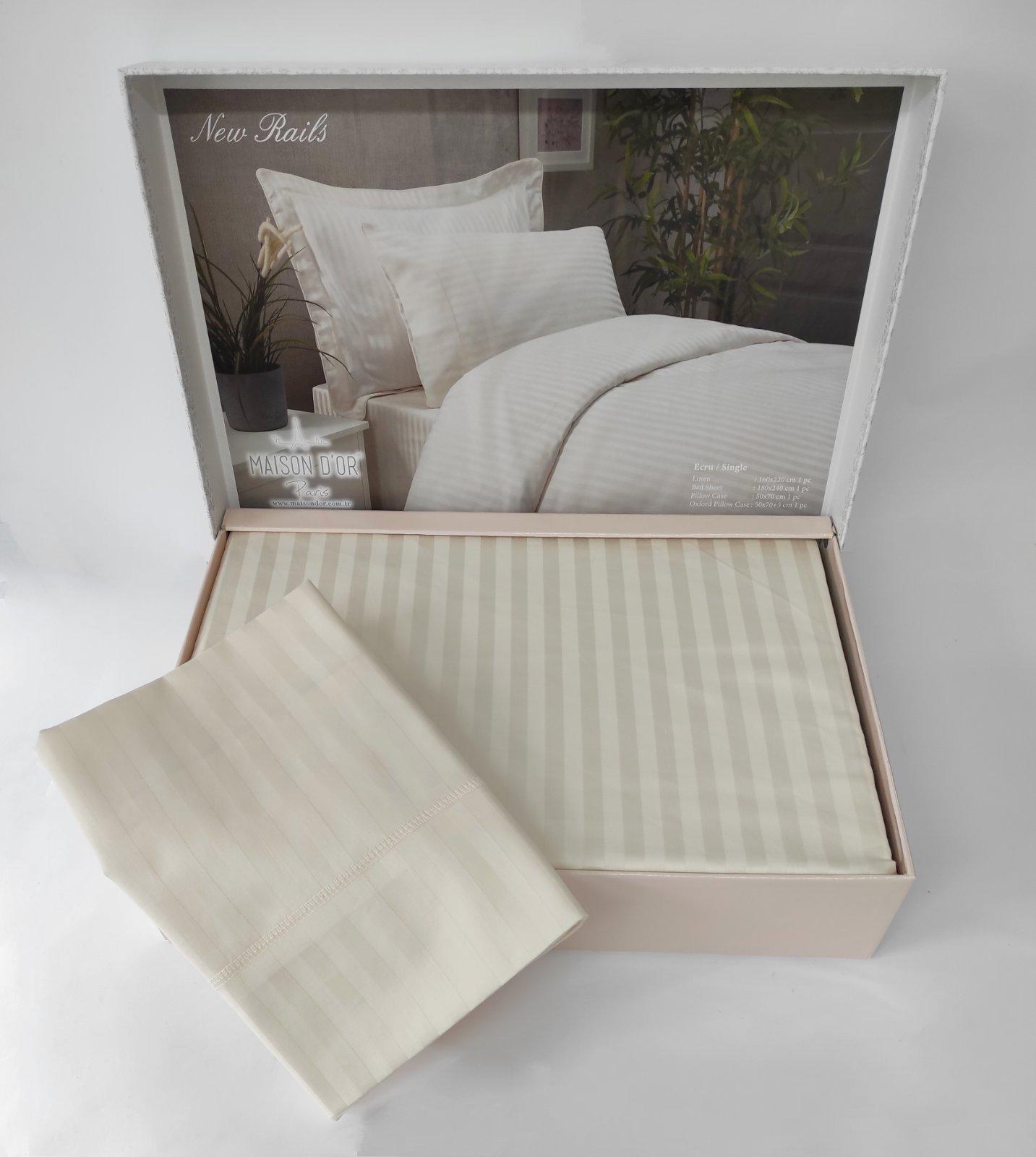 Комплект постельного белья Maison D'or 160х220 Rails Cream (CN6992)