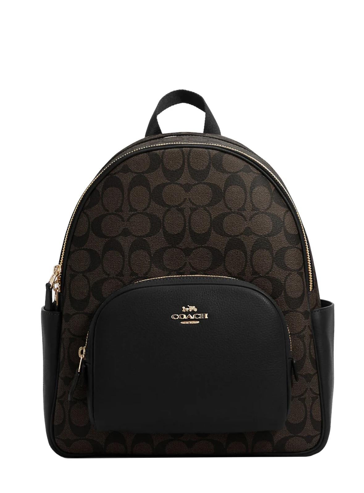 Рюкзак женский Coach Court Backpack Bag In Signature Canvas in Brown/Black 5671 (6331209) Рюкзак женский Coach Court Backpack Bag In Signature Canvas in Brown/Black 5671 (6331209)
