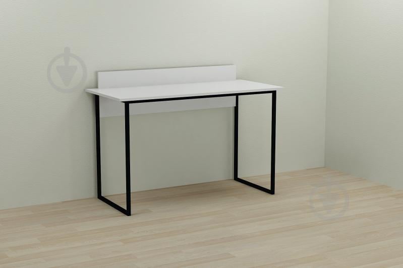 Комп'ютерний стіл Ferrum-decor Скай 75x140x60 чорний ДСП Біле 16мм Комп'ютерний стіл Ferrum-decor Скай 75x140x60 чорний ДСП Біле 16мм