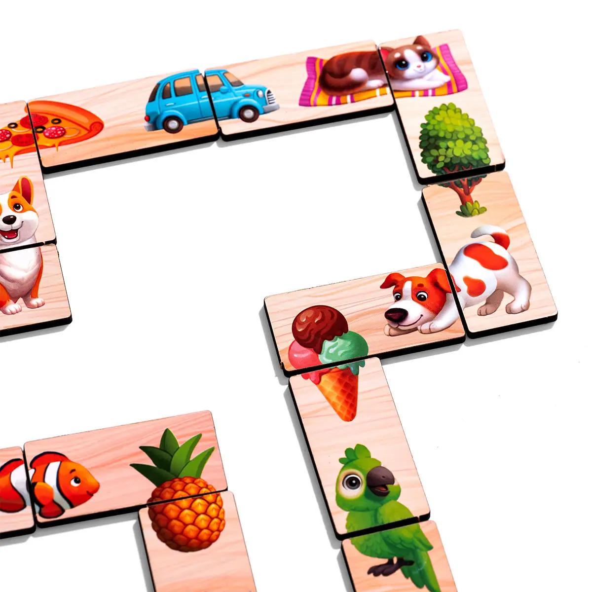 Настольная игра Ubumblebees Половинки Разноцветный (SR-113-N-965) - фото 6