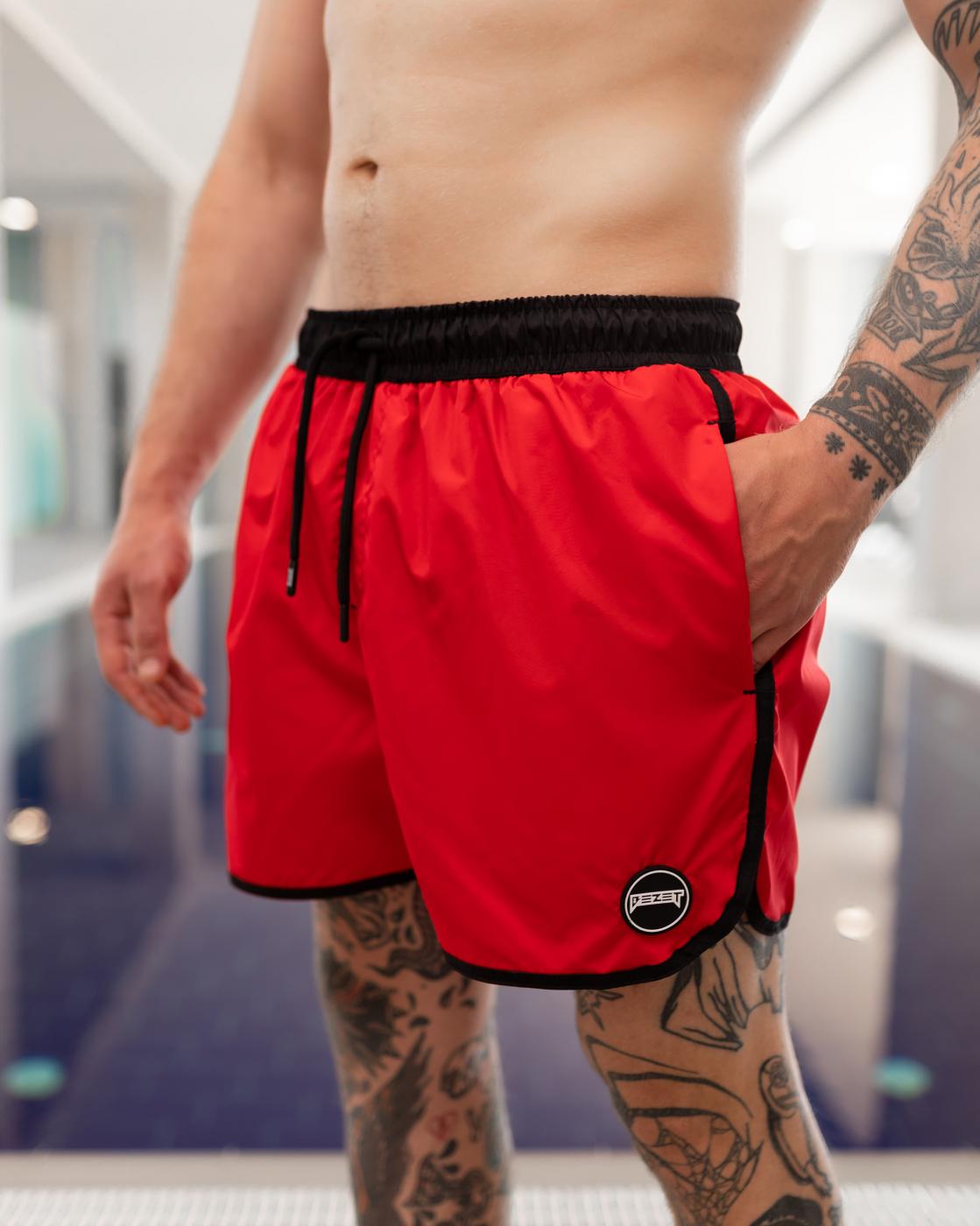 Шорты плавательные Bezet Aqua S Красный (0906)