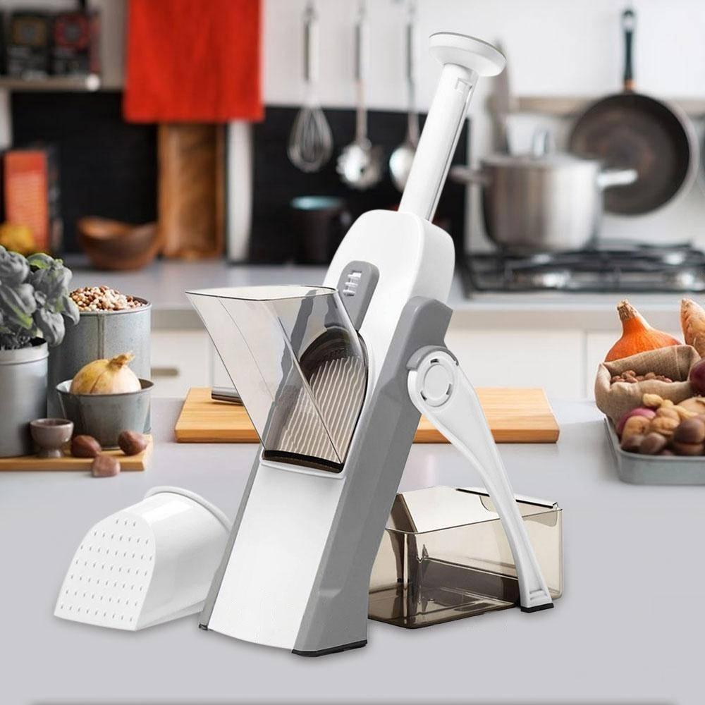 Овочерізка-мультислайсер Safe Spring Slicer Сірий - фото 2