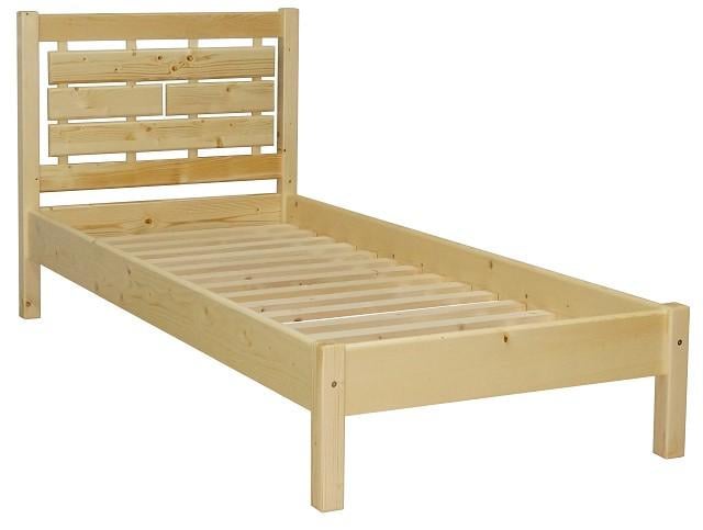 Кровать односпальная деревянная Скиф Л-119 90х220 см Прозрачный лак (27059811)