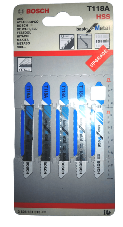 Пилочка для лобзика BOSCH T 118 A 5 шт. Пилочка для лобзика BOSCH T 118 A 5 шт.