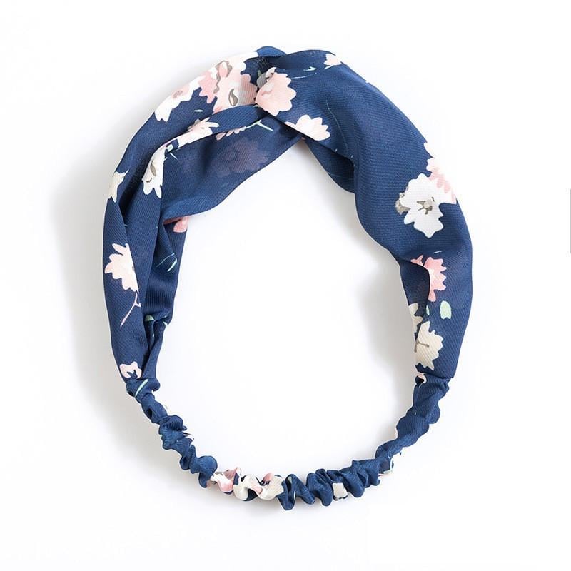 Ободок для волос Blue flowers (1885399238)