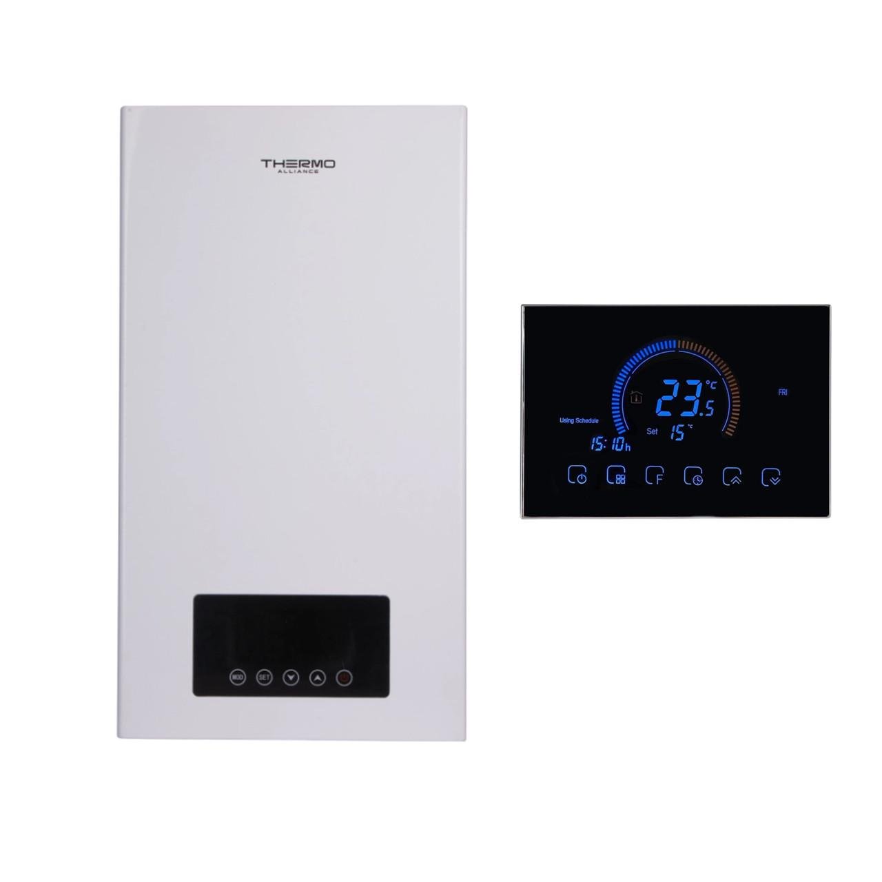 Комплексне рішення для котельні Thermo Alliance електричний котел 10 кВт/провiдний термостат Wi-Fi (2657701591)