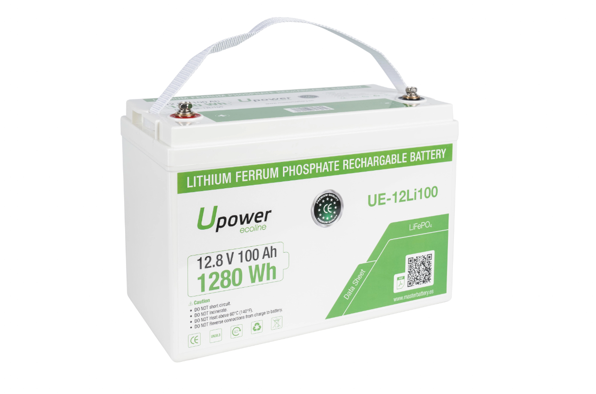 Акумулятор UPOWER 100Ah 12.8V літій-залізо-фосфатний - фото 1