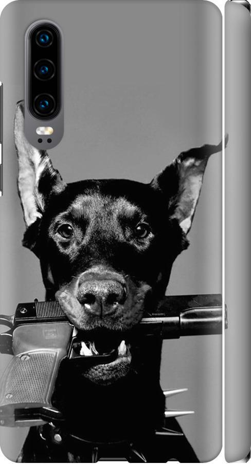 Чехол на Huawei P30 Доберман (2745m-1622-42517)