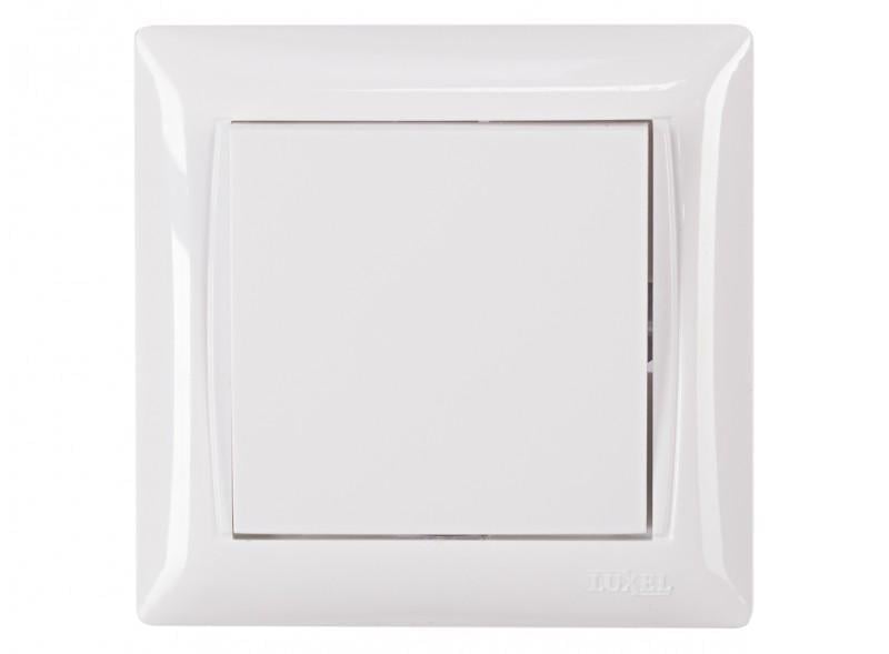 Выключатель одноклавишный Luxel 3002 PRIMERA Белый (27550175)