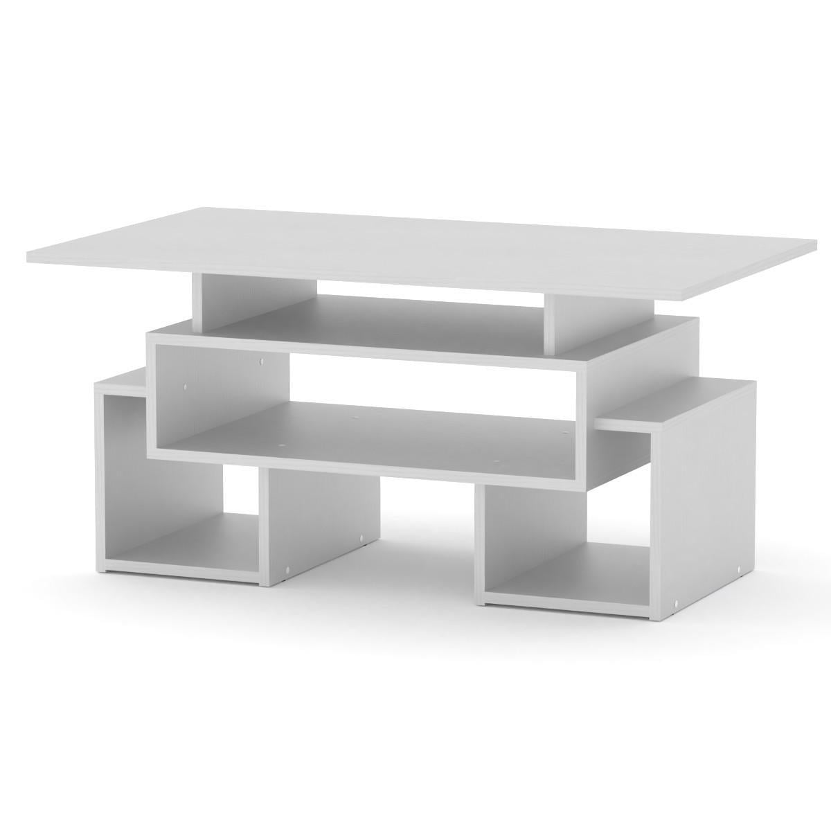 Стол журнальный Компанит Тандем Альба/Белый