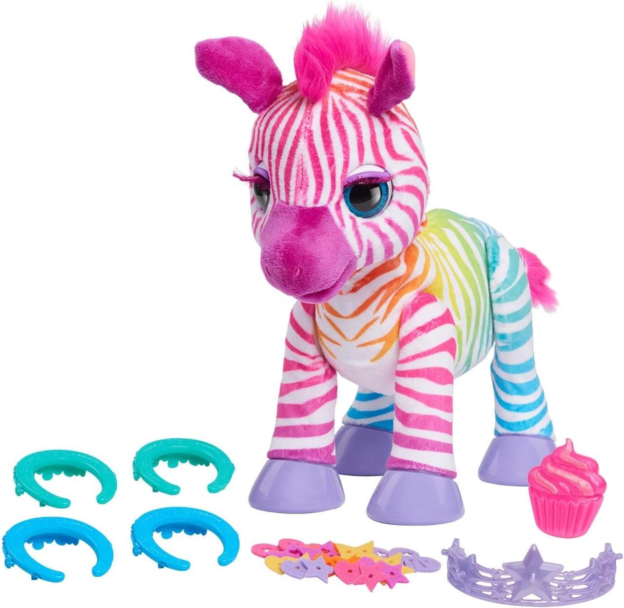 Игрушка интерактивная Hasbro FurReal Зебра Женя с аксессуарами (F6373)