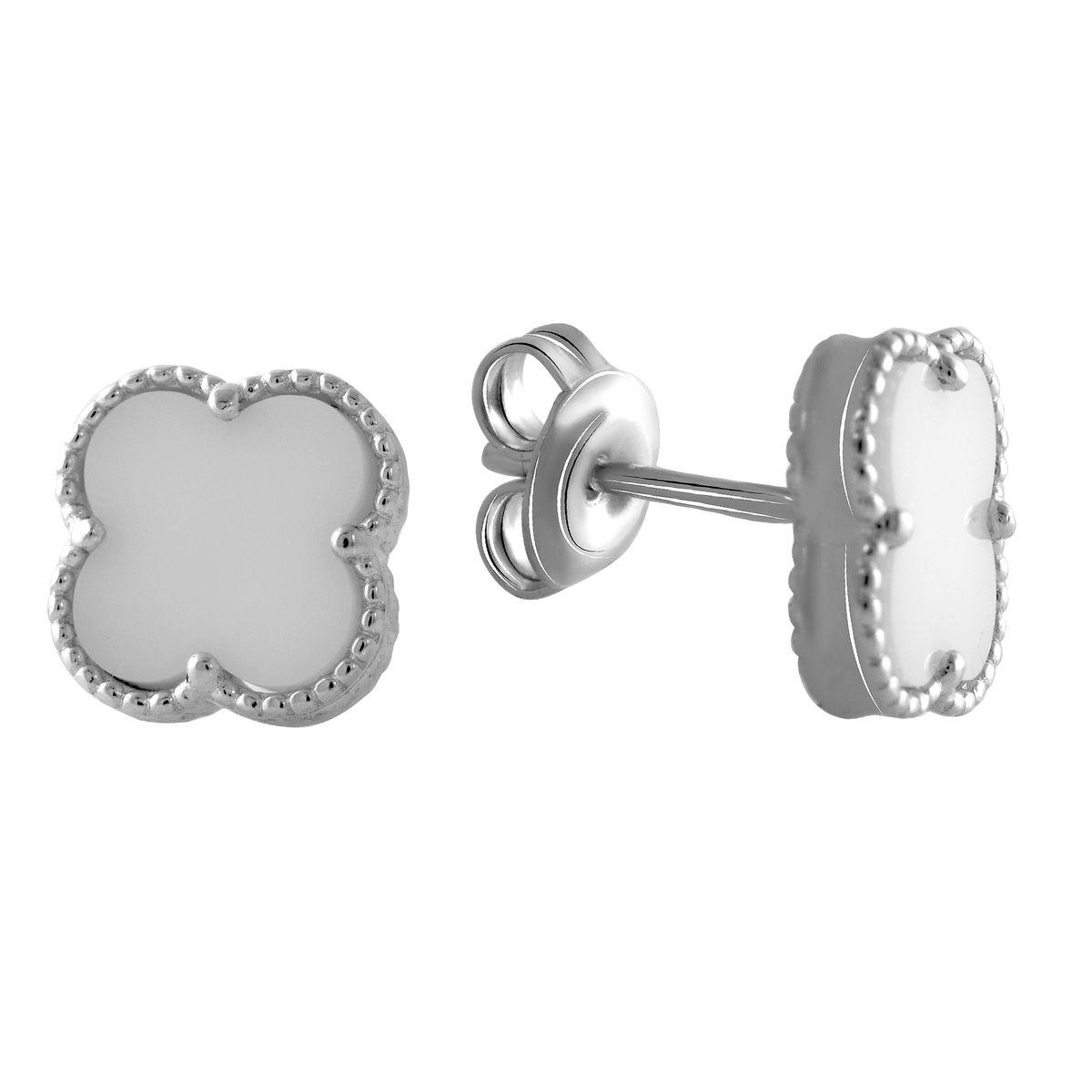 Серебряные серьги с керамикой (2049623)