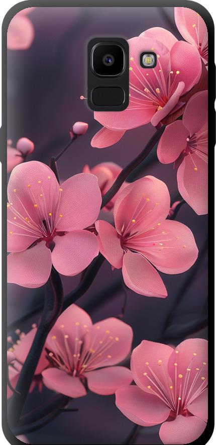 Чехол на Samsung Galaxy J6 2018 Пурпурная сакура (6075b-1486-42517) Чехол на Samsung Galaxy J6 2018 Пурпурная сакура (6075b-1486-42517)