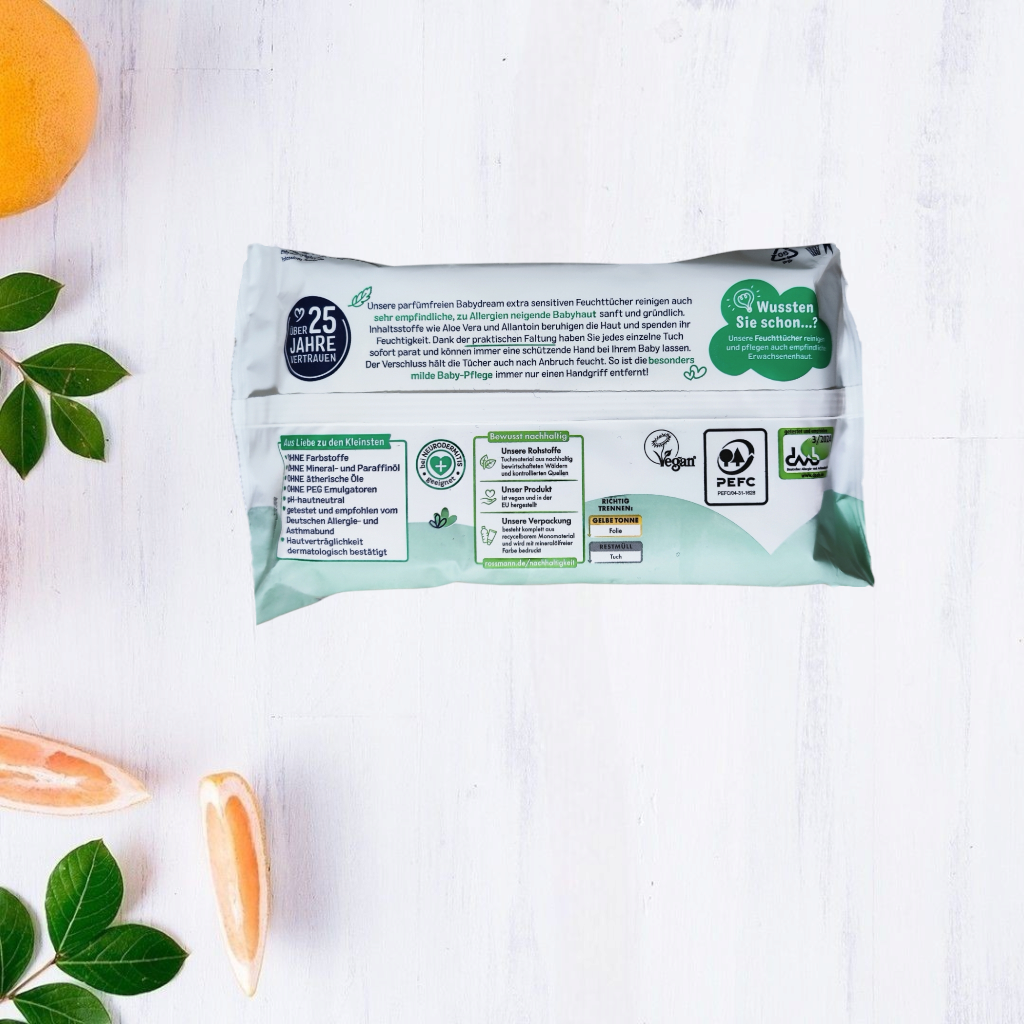 Дитячі вологі серветки Babydream Sensitive 80шт - фото 2 Дитячі вологі серветки Babydream Sensitive 80шт - фото 2