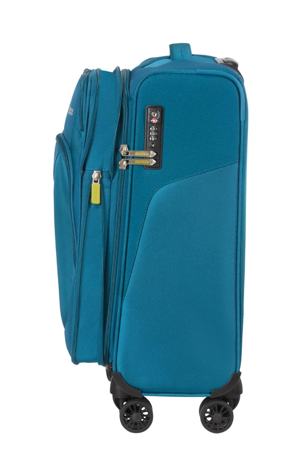 Валіза з розширенням American Tourister Summerfunk 55x40x23/25 см Блакитний (78G-51003) - фото 3