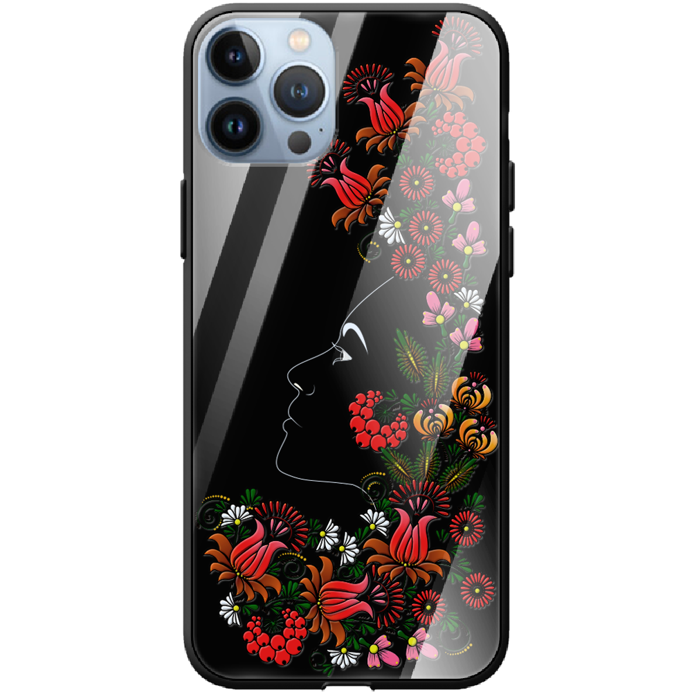 Чехол BoxFace iPhone 13 Pro Max 3D Ukrainian Muse Черный силикон (43360-bk64-43448) - фото 3