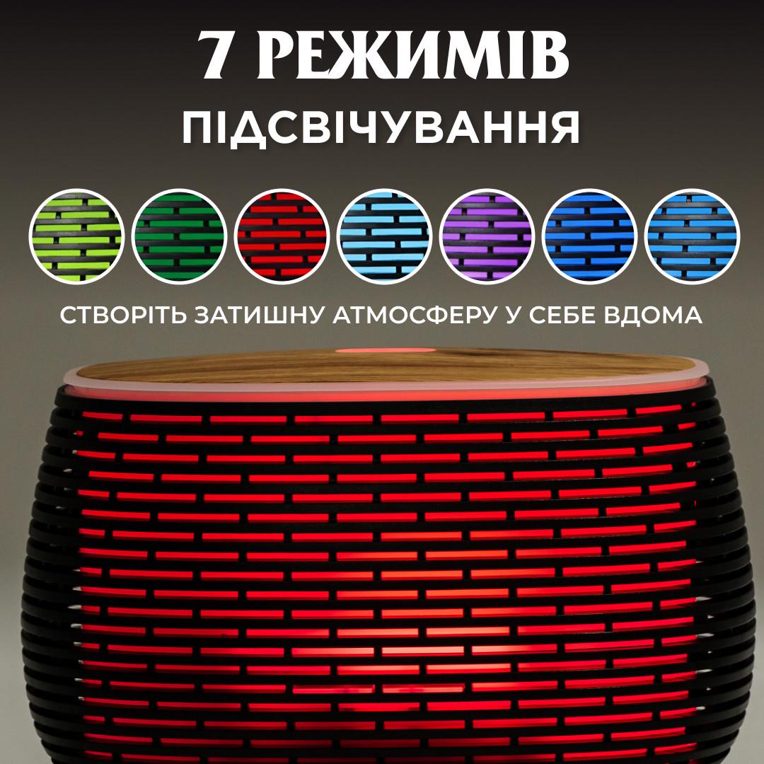 Зволожувач повітря Holdmay Life of Leisure Aroma Diffuser 400 мл Чорний (3845) - фото 15 Зволожувач повітря Holdmay Life of Leisure Aroma Diffuser 400 мл Чорний (3845) - фото 15